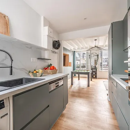 Apartment Flat With Billard And View Paris